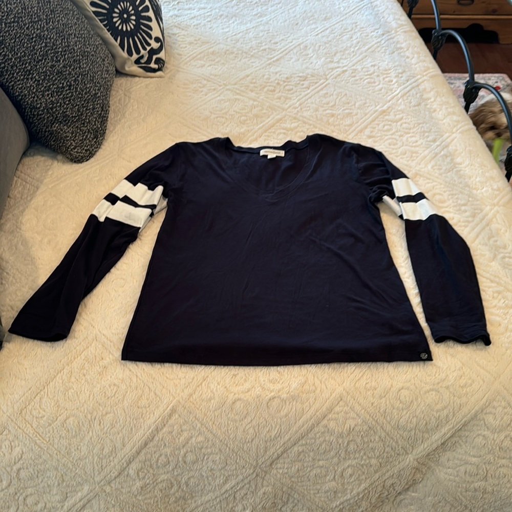 Treasure Bond XS Navy 100% cotton top